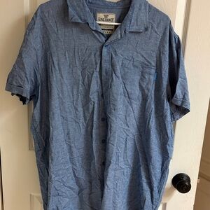 King Ranch Blue Casual Button Down Shirt for Men